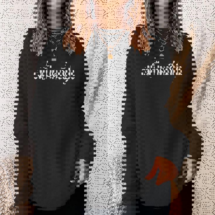 おもしろデザイン タイ語 私は日本人です スウェットシャツ 彼女への贈り物