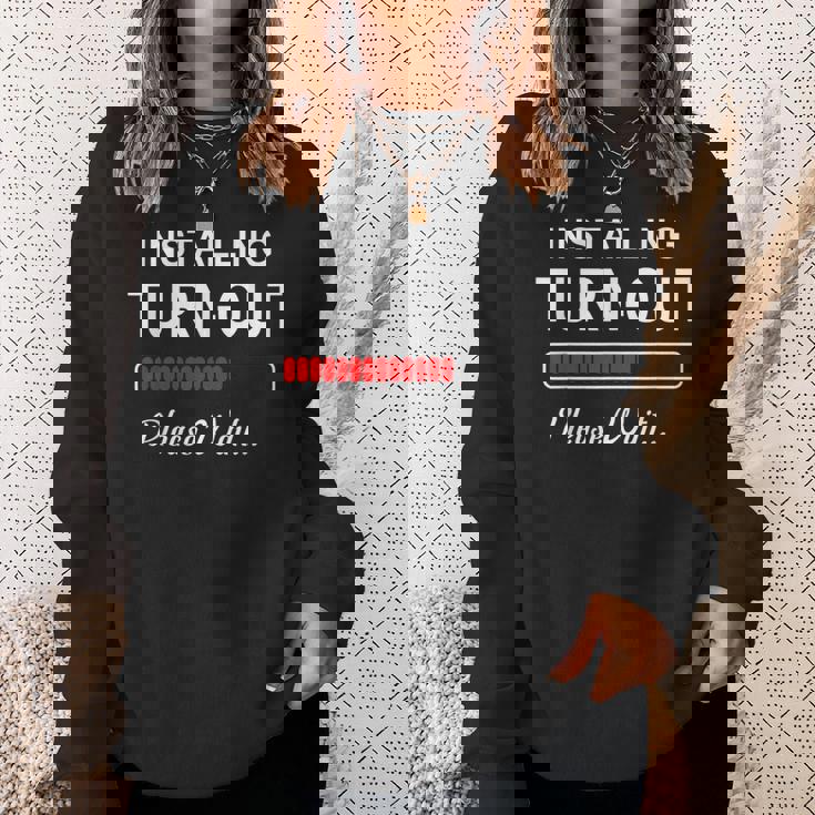 おもしろバレエレッスン設置 ターンアウトクラス かわいい スウェットシャツ 彼女への贈り物