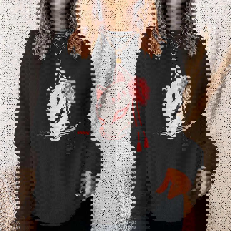 かたな付きキツネマスク スウェットシャツ 彼女への贈り物