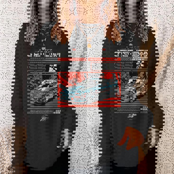 かっこいい レトロ ヴィンテージ ジャパニーズjdm 東京ジャパン ドリフト レースカー スウェットシャツ 彼女への贈り物