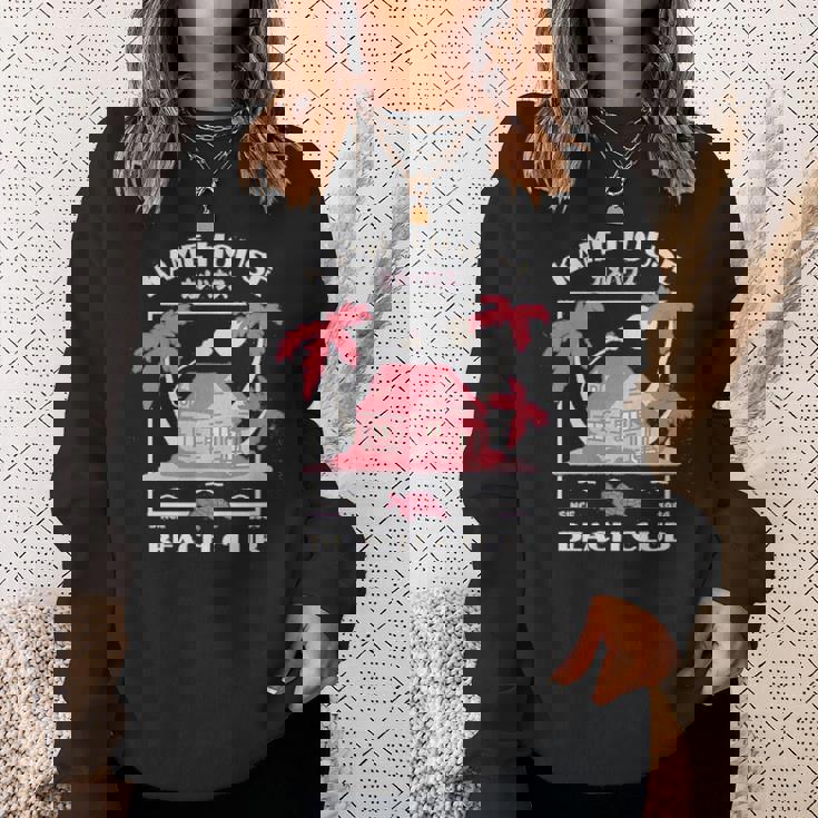 かめハウス ビーチクラブ アニメ 漫画 コミック おもしろギフト スウェットシャツ 彼女への贈り物