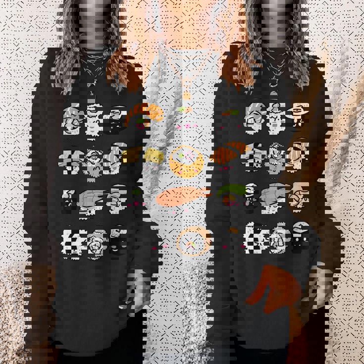 かわいいお寿司 スウェットシャツ 彼女への贈り物