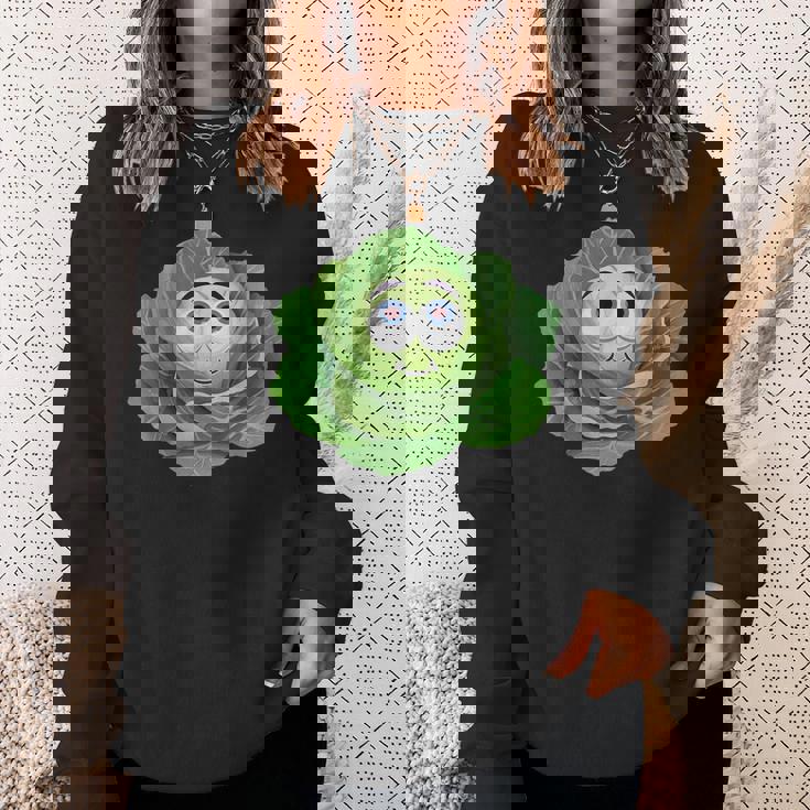 かわいいキャベツチーム ハロウィンコスチューム キャベツ愛好家 ビーガンtシャツ スウェットシャツ 彼女への贈り物