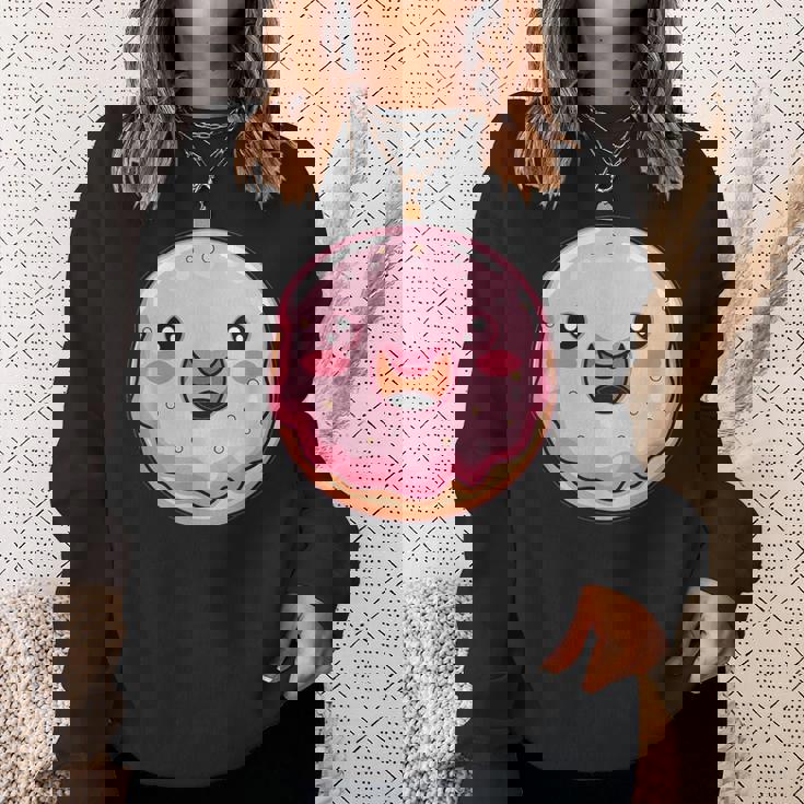 かわいいドーナツ I キッズ ドーナツ スウェットシャツ 彼女への贈り物