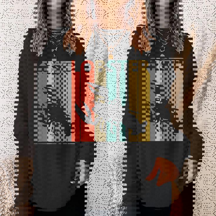 かわいいロブスターの動物 スウェットシャツ 彼女への贈り物