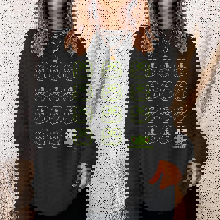 けろけろけろっぴ Usデザイン カオ スウェットシャツ 彼女への贈り物