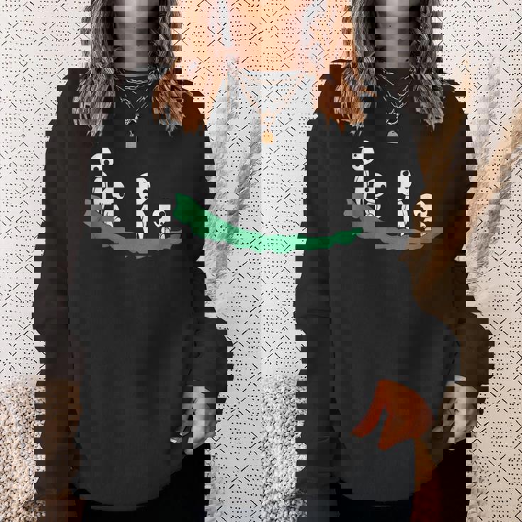 こだま 日本のお化けジャパン 童話 スウェットシャツ 彼女への贈り物