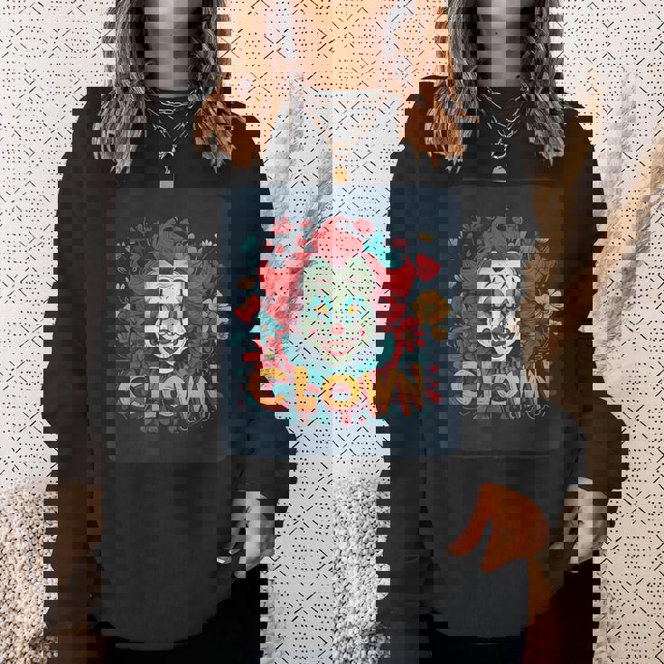 このグーフィーピエロコスチュームで一日を明るくしましょう。 スウェットシャツ 彼女への贈り物