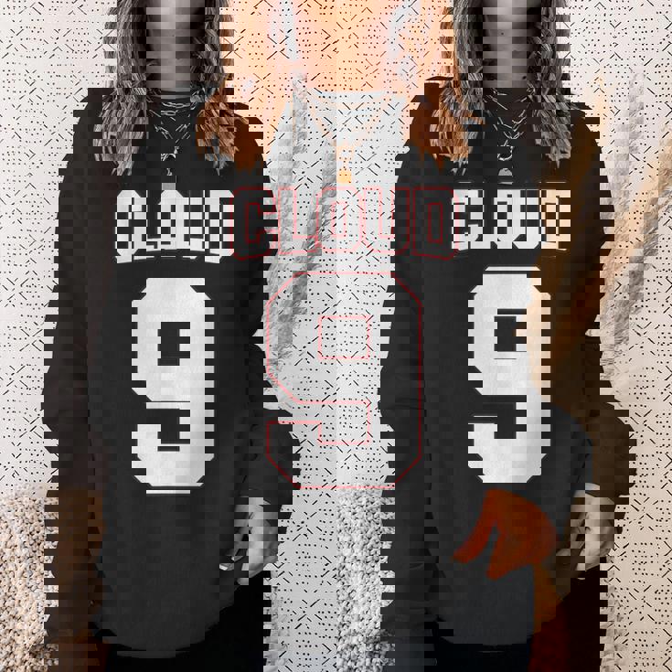 この面白いコスチュームでクラウド9の穏やかな体験をしてください。 スウェットシャツ 彼女への贈り物
