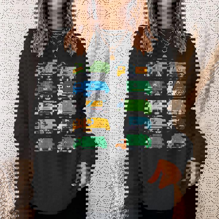 ごみ収集車 ゴミ ゴミ分別 コスチューム キッズ 幼児 スウェットシャツ 彼女への贈り物