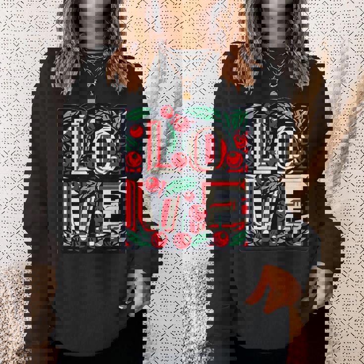 さくらんぼが大好き スウェットシャツ 彼女への贈り物