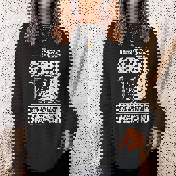 それは君には理解できないだろうスナネズミのことだ スウェットシャツ 彼女への贈り物