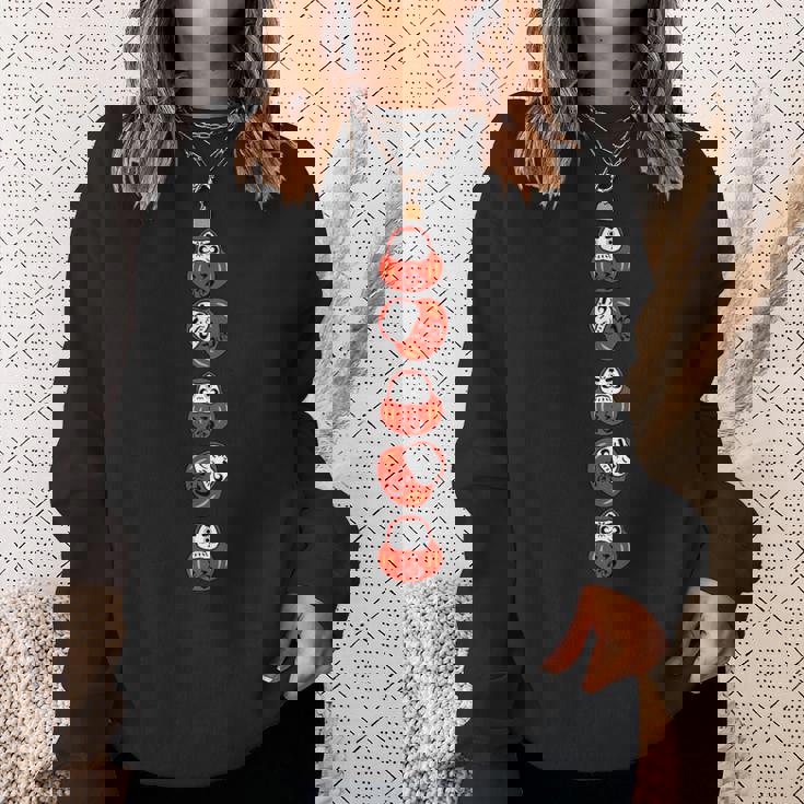 だるま 和柄 おもしろ 福 スウェットシャツ 彼女への贈り物