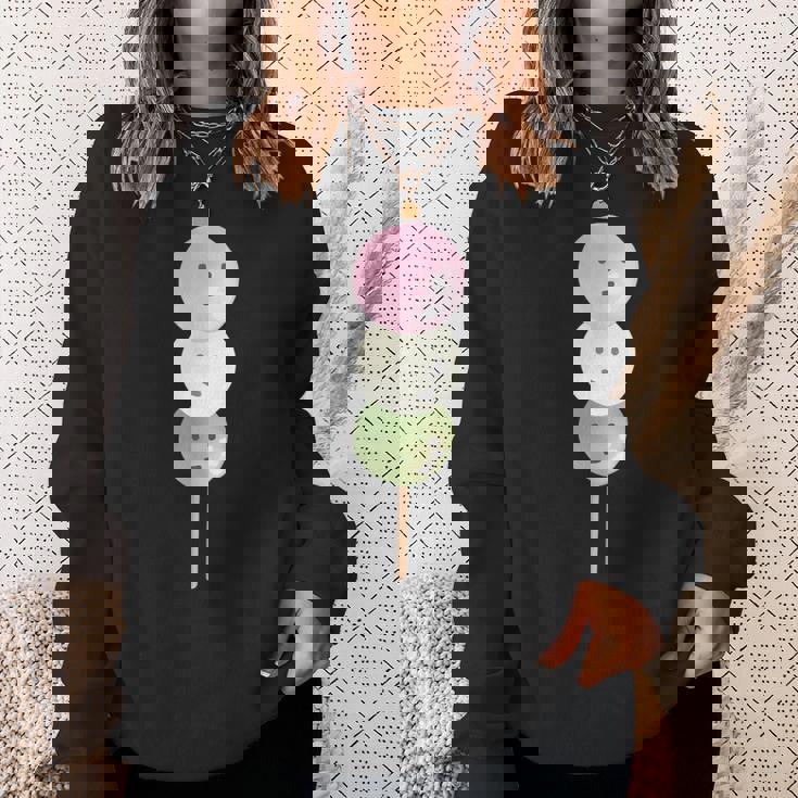 だんご 団子 和菓子 三色団子 三兄弟 だんご好き かわいい おもしろ しろ スウェットシャツ 彼女への贈り物