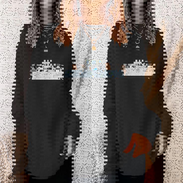 つぶ猫ちゃん最後の晩餐 おもしろ猫 スウェットシャツ 彼女への贈り物