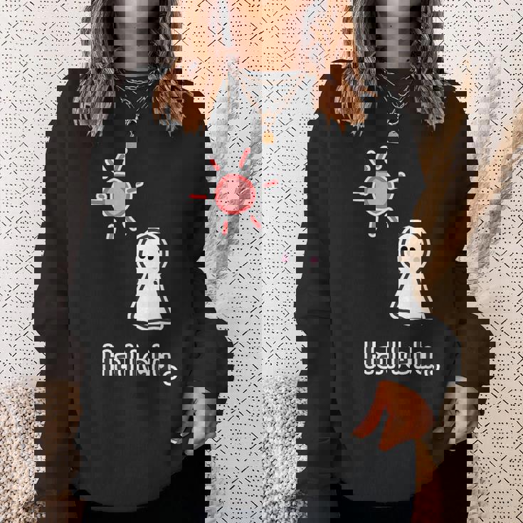 てるてる坊主 ハレルくん《晴れ》Hallelu 晴れる ぼうず【ゆるフレンズ】梅雨 かわいい キャラクター イラスト スウェットシャツ 彼女への贈り物