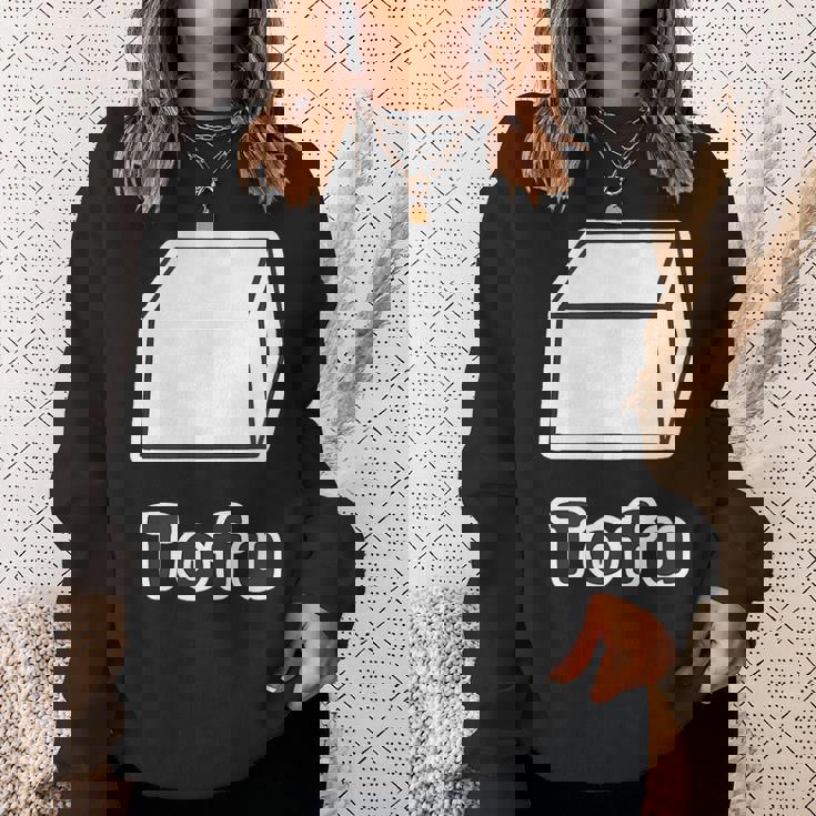 とうふ Tofu（豆腐）【Gohan ごはんタイム】ゆるくて かわいい 面白い イラスト スウェットシャツ 彼女への贈り物