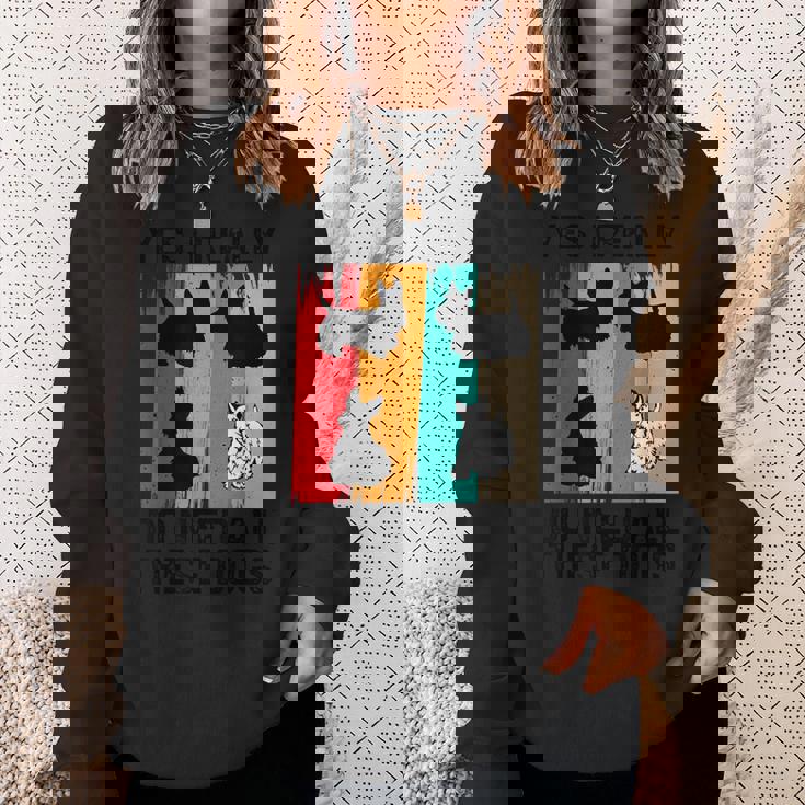 はい、これらすべての犬が本当に必要です スコッティ スコティッシュ テリア スウェットシャツ 彼女への贈り物