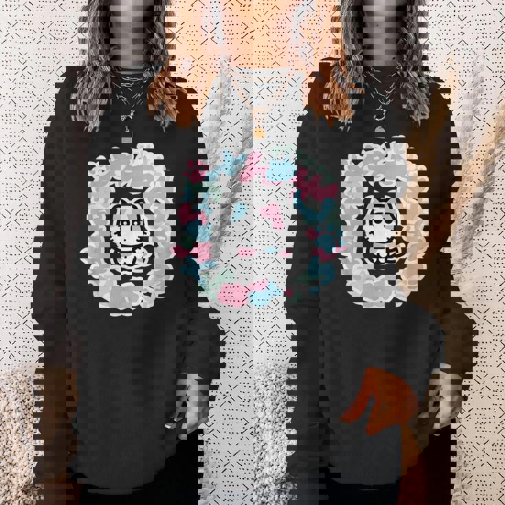 びーえするるる【Bsテレ東公式】カモフラージュ柄tシャツ（ブラック） スウェットシャツ 彼女への贈り物