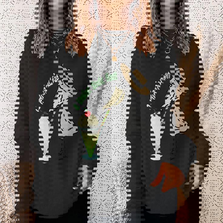 みんな大好きハシビロコウ 動かない鳥 はしび郎クラブ メロンソーダ おもしろ 鳥 Zoo オリジナルデザイン スウェットシャツ 彼女への贈り物