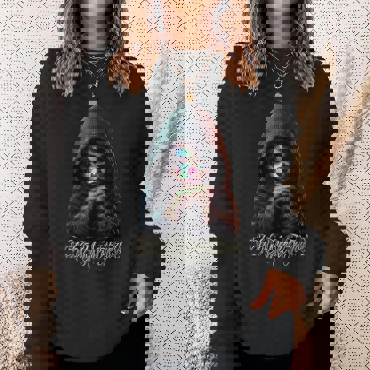 もう涙の涙のチカナタトゥーチョーラチカノピエロパヤサ No More Tears スウェットシャツ 彼女への贈り物