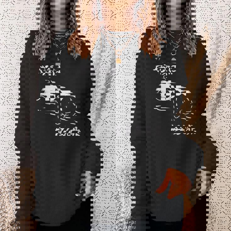 やる気はあるんすよ パンダ ジョーク かわいい 動物ギャグ好き おもしろ ネタ スウェットシャツ 彼女への贈り物