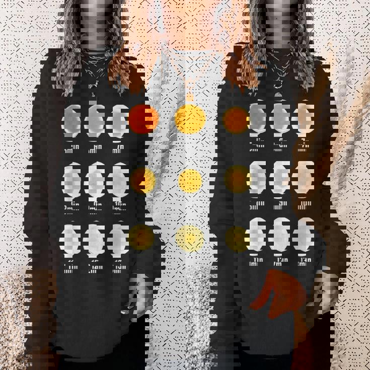 ゆで卵早見表 卵好き必見 便利グッズ スウェットシャツ 彼女への贈り物