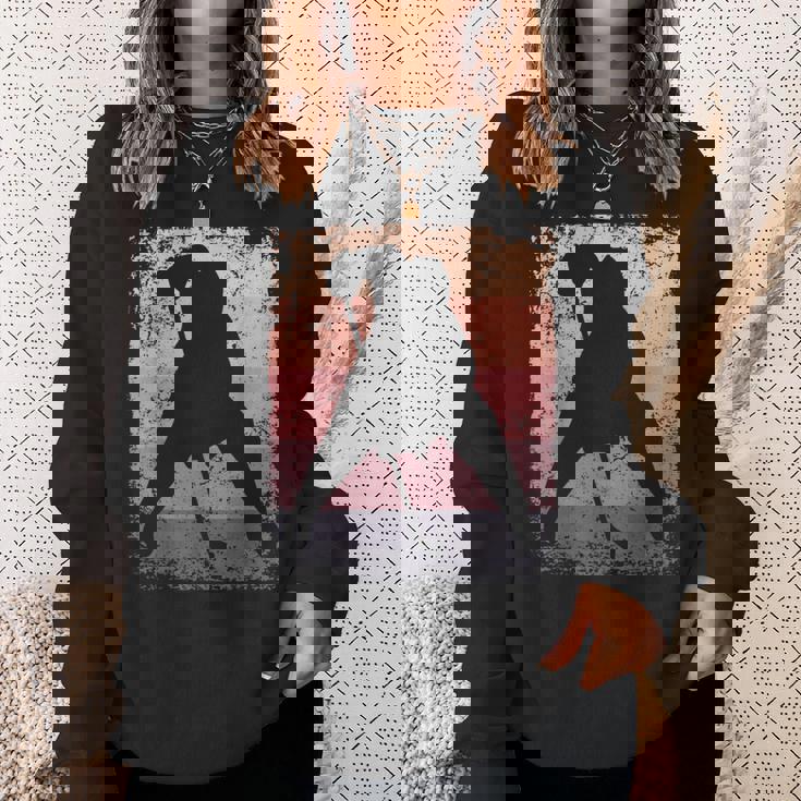 アイスホッケー プレーヤー ヴィンテージ ボーイズ アイスホッケー スウェットシャツ 彼女への贈り物