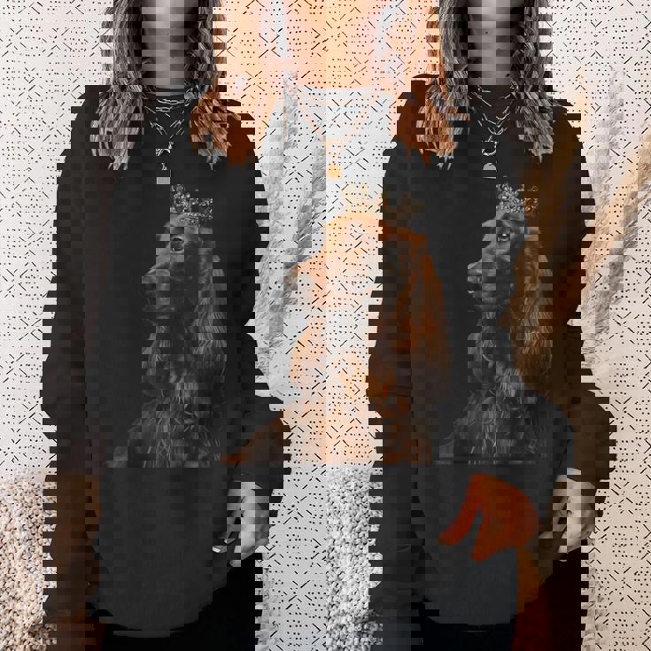 アイリッシュセッター犬 アイリッシュセッター スウェットシャツ 彼女への贈り物