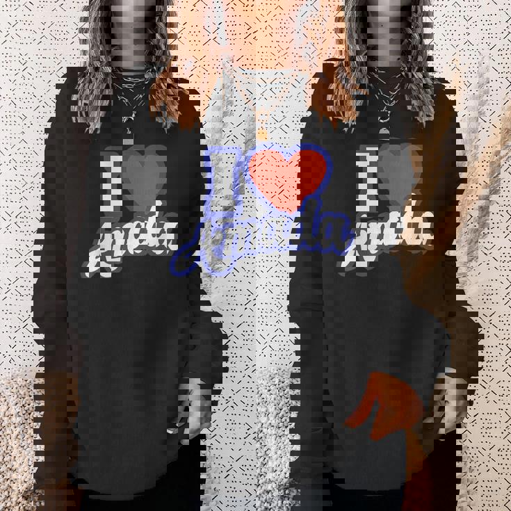 アイ・ラブ・アマダ スウェットシャツ 彼女への贈り物