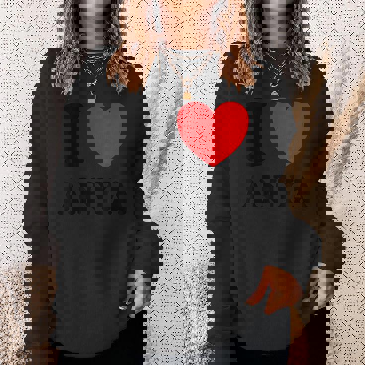 アイ・ラブ・アーニャ スウェットシャツ 彼女への贈り物