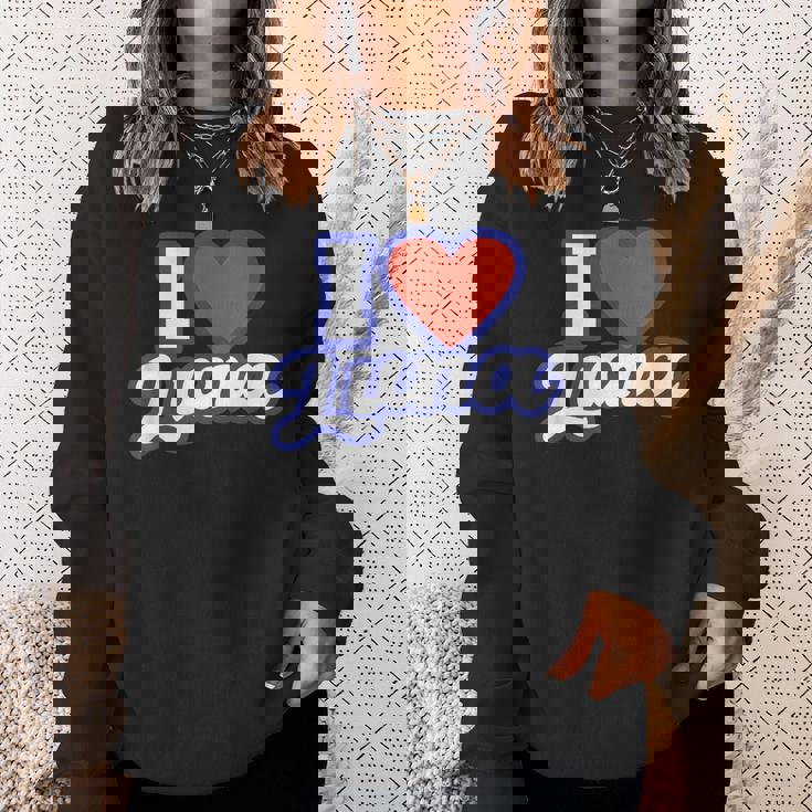 アイ・ラブ・ルナ スウェットシャツ 彼女への贈り物