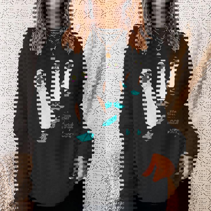 アオアシカツオドリ 鳥 スウェットシャツ 彼女への贈り物