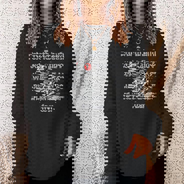 アカメアマガエルを守ろう 熱帯雨林保護デザイン スウェットシャツ 彼女への贈り物