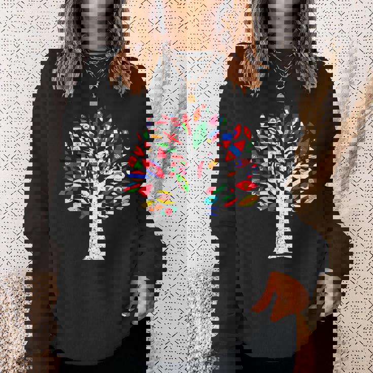 アジア国旗tシャツ、ベトナムのアジア地図デザイン スウェットシャツ 彼女への贈り物