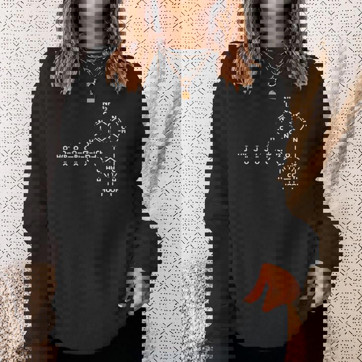 アデノシン三リン酸atp有機化学 スウェットシャツ 彼女への贈り物