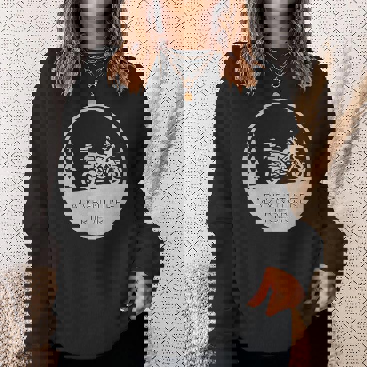 アドベンチャーバイクtシャツ スウェットシャツ 彼女への贈り物