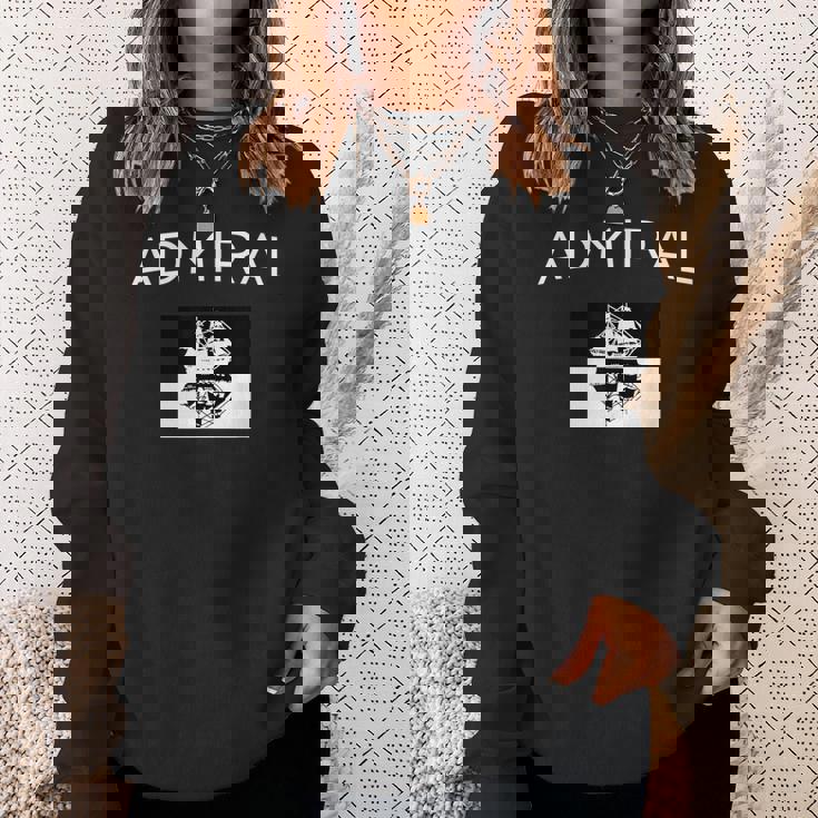 アドミラル ヴィンテージ レトロ 面白い 帆船 ギフト スウェットシャツ 彼女への贈り物