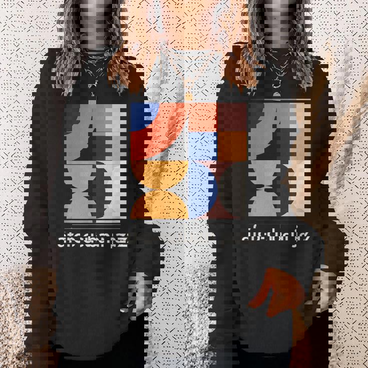 アフロキューバンジャズ ヴィンテージ ラテンジャズ ミュージックバンド スウェットシャツ 彼女への贈り物