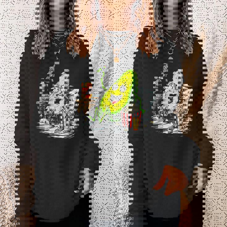 アボカド リラックス 持株 おやつ アート フルーツ モチーフ アボカド スウェットシャツ 彼女への贈り物