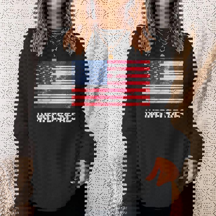 アメリカ国旗tシャツ スウェットシャツ 彼女への贈り物