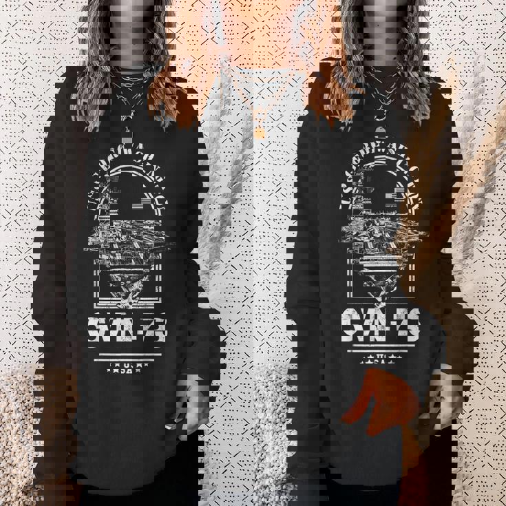 アメリカ海軍航空母艦 Cvn-73 ジョージ・ワシントン Uss George Washington スウェットシャツ 彼女への贈り物