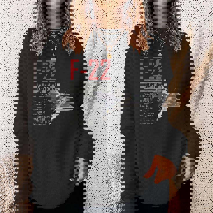 アメリカ航空機ステルス戦闘機 F22 ラプター スウェットシャツ 彼女への贈り物