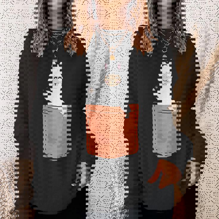 アルパカ 胸ポケット Pako Lama Huacaya アルパカ ブリーダー アルパカ スウェットシャツ 彼女への贈り物