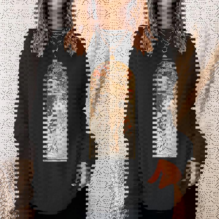 アルフォンス・マリア・ミュシャの「四季」-秋 スウェットシャツ 彼女への贈り物