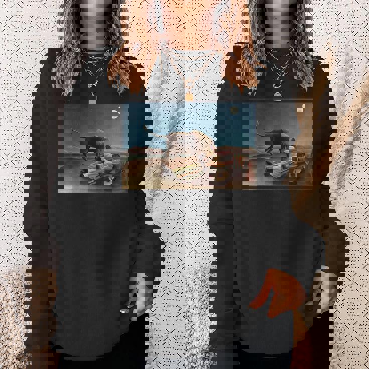 アンリルソー／眠るジプシー女【世界の名画】（高精細画質）プレゼント 美術館アート スウェットシャツ 彼女への贈り物