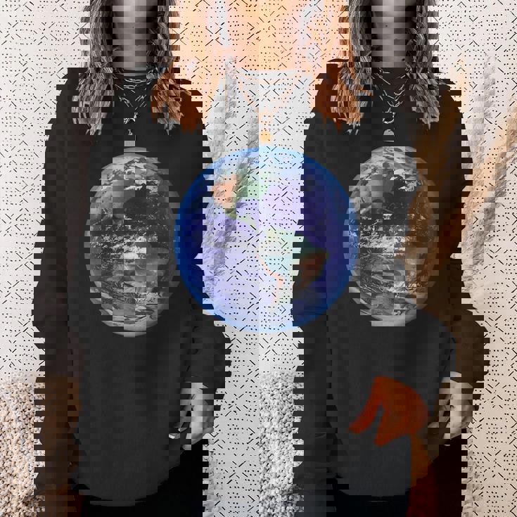 アースデイ用地球儀 スウェットシャツ 彼女への贈り物