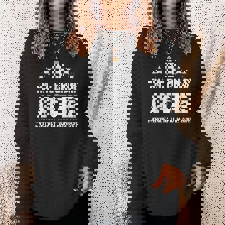 アーチャー 個人名 I'm That Legendary Archer スウェットシャツ 彼女への贈り物