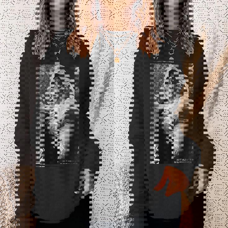 イエス・キリストと母マリア スウェットシャツ 彼女への贈り物