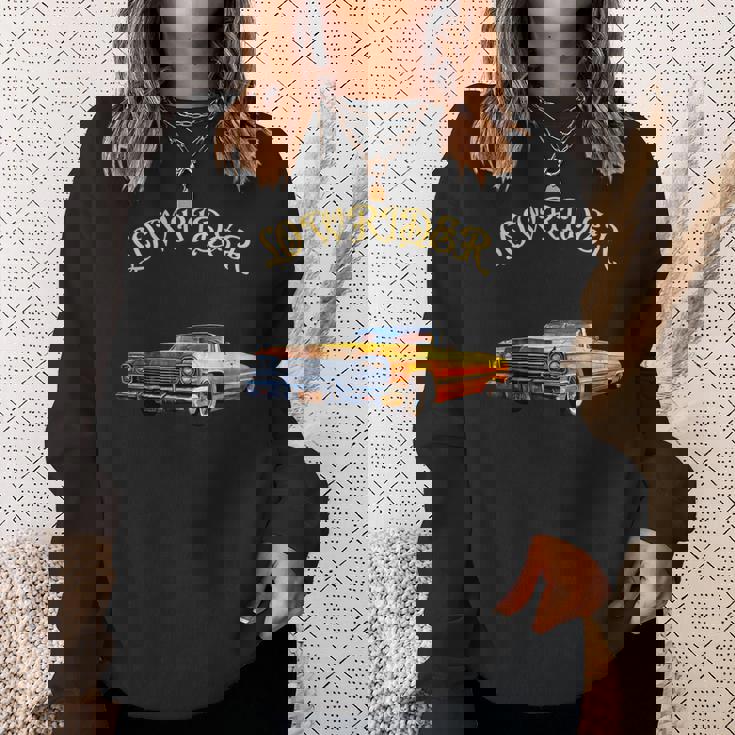 イエロー ローライダー キャデラック スウェットシャツ 彼女への贈り物